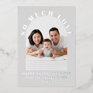So Much Lovely Valentine's Day Family Photo Modern