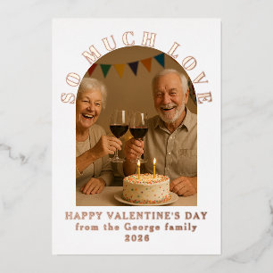 So Much Lovely Valentine's Day Grandparents Photo