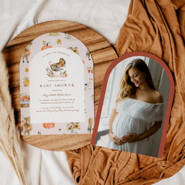 So Much to Be Thankful For | Autumn Baby Shower Invitation (Creator Uploaded)