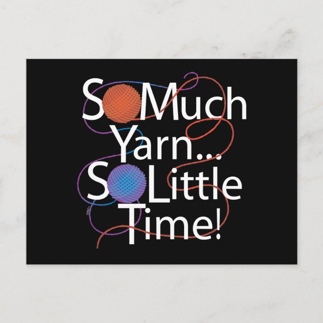So Much Yarn Postcard (Front)