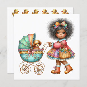 SO Precious Baby Buggy Theme Invitation