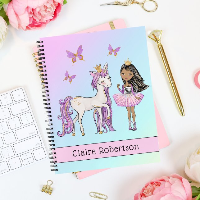 So Pretty "My Unicorn" Princess School Notebook (Creator Uploaded)