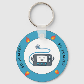 So Pumped – Funny Diabetes Keychain