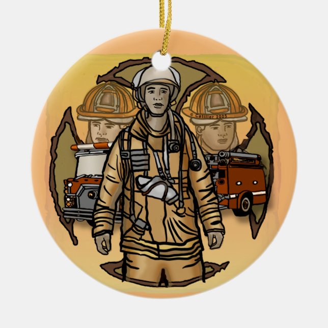 So Ready Firefighters  ornament (Front)