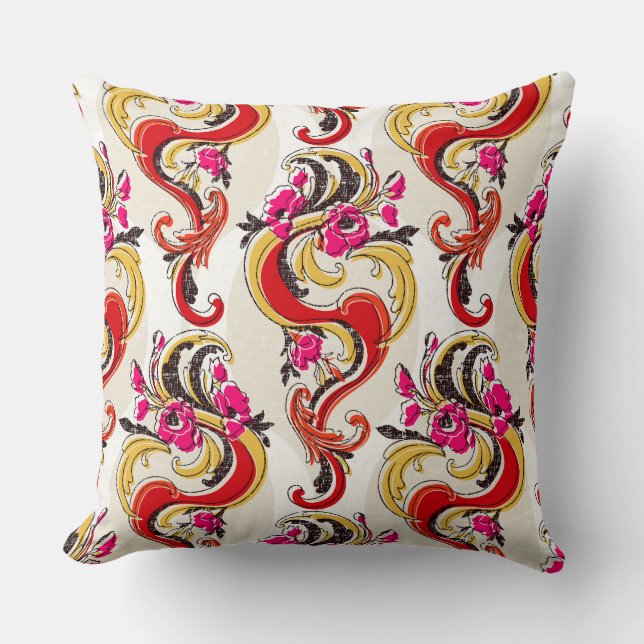 so retro nouveau cushion (Front)