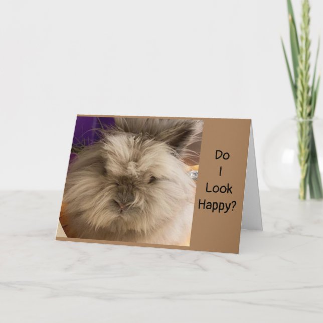 SO "SAD" FOR I CAN'T SEE YOU AT EASTER HOLIDAY CARD (Front)