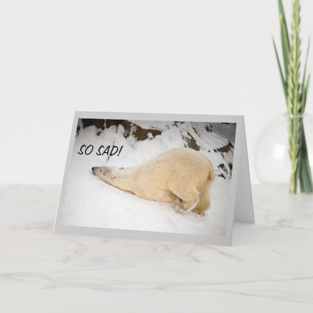 SO SAD-MISS YOU SO MUCH! CARD (Front)