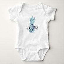 So Sweet! Blue Pineapple Baby Clothing