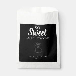 'So Sweet Of You To Come' Candy Wedding Favour Bag