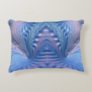 ~ SO SWEET ~ Pink Blue Fractal Design ~ Decorative Cushion