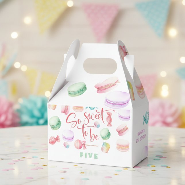 So sweet to be... kids birthday favour box (Creator Uploaded)