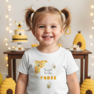 So sweet to bee kids birthday toddler T-Shirt