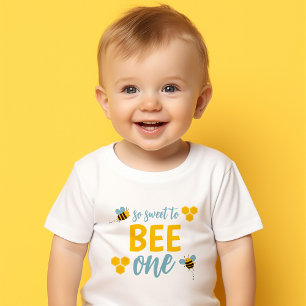 So Sweet To Bee One 1st Birthday Toddler T-Shirt