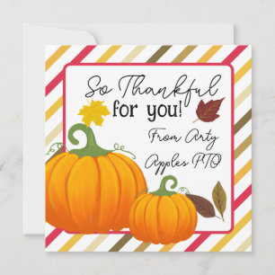 So Thankful For You Fall Card – Volunteer or Staff