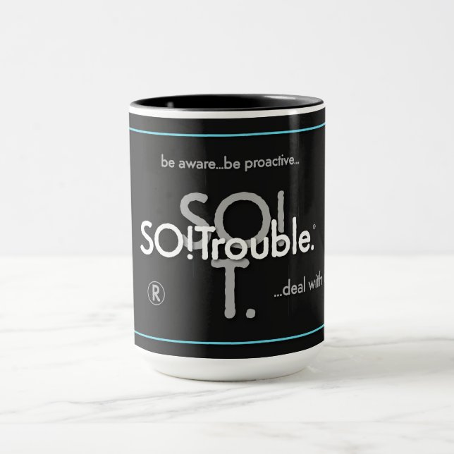 SO!Trouble logos and tag lines  Mug (Center)