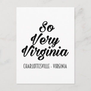So Very Virginia - Charlottesville, Virginia USA Postcard