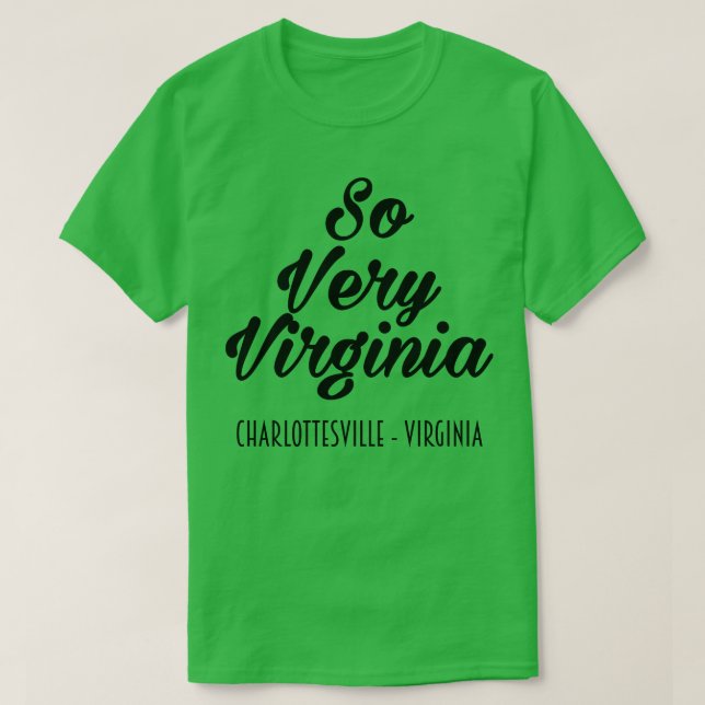 So Very Virginia T-Shirt (Design Front)