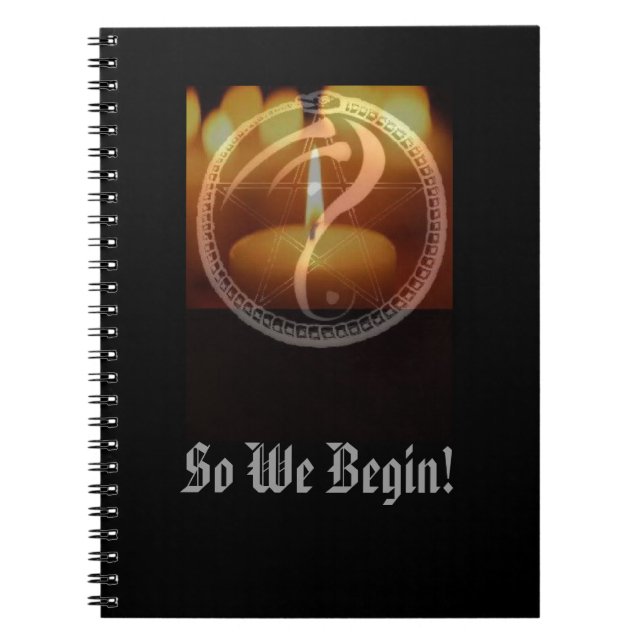 "So We Begin" Journal (Front)