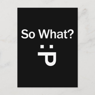 So What? Postcard
