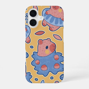 Soak & Float Capybara Spa Day iPhone 16 Case
