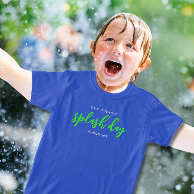 Soak Up the Fun! Custom Splash Day Summer Event T-Shirt (Creator Uploaded)