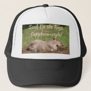 Soak Up the Rays, Capybara-style! Trucker Hat