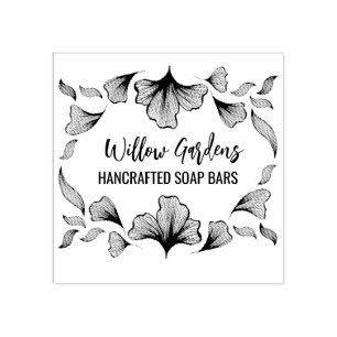 Soap And Candle Branding Rubber Stamp