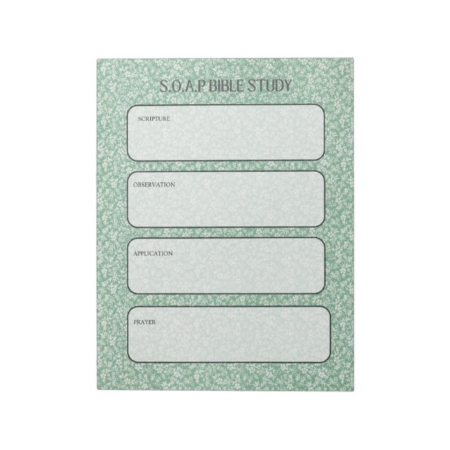 SOAP Bible Study Notepad (Rotated)