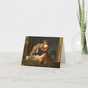 Soap Bubbles, 1733-1734 by Jean Simeon Chardin Thank You Card