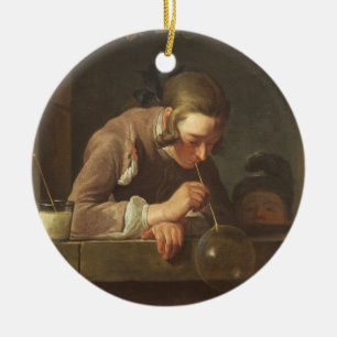 Soap Bubbles, c. 1733- 34 (oil on canvas) Ceramic Tree Decoration