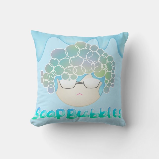 Soap Bubbles Cushion (Front)