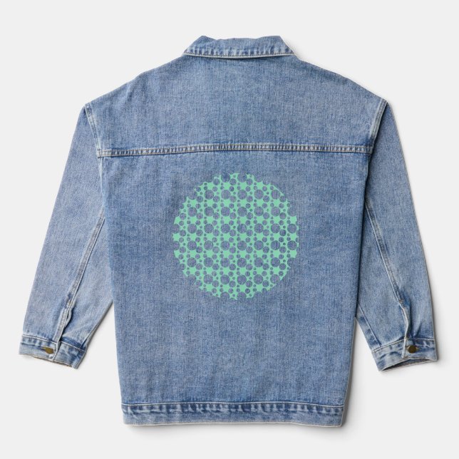 Soap Bubbles  Denim Jacket (Back)