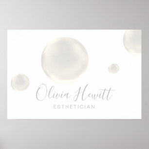 soap bubbles design poster