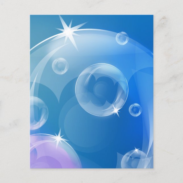 Soap bubbles flyer (Front)