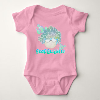 Soap Bubbles girl pink Baby Bodysuit