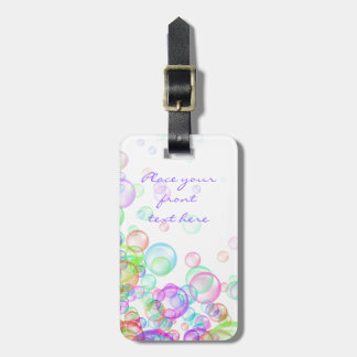 Soap Bubbles Luggage Tag