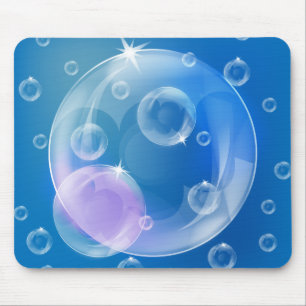 Soap bubbles mouse pad