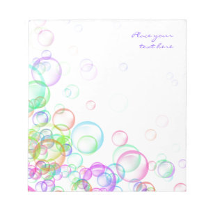 Soap Bubbles Notepad