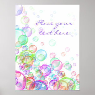 Soap Bubbles Poster