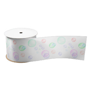 Soap Bubbles Satin Ribbon