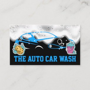 Soap Bubbles   Sponge and Bucket Business Card