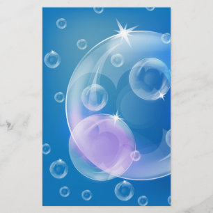 Soap bubbles stationery