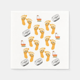 Soap Feet Napkin