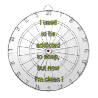 Soap funny text dartboard