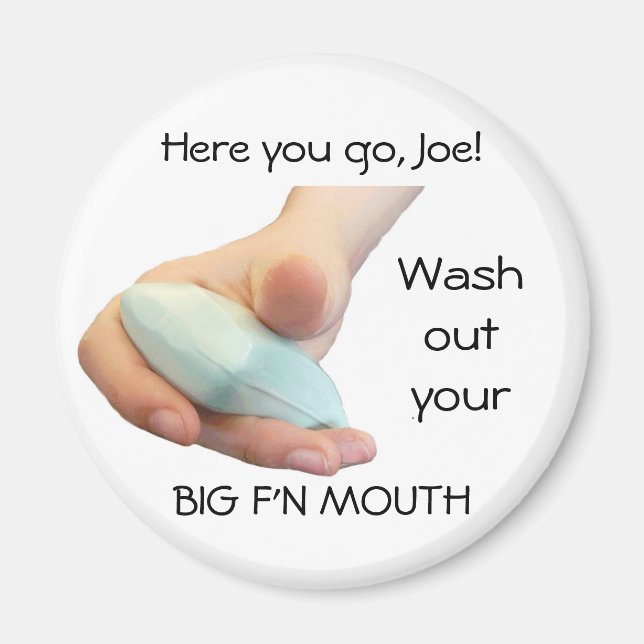 Soap in Hand Magnet (Front)