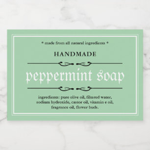 Soap Label Packaging Design