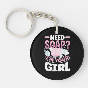 Soap Making Soap Maker Funny Key Ring