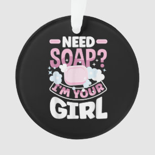 Soap Making Soap Maker Funny Ornament