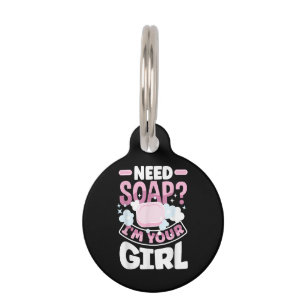 Soap Making Soap Maker Funny Pet Tag