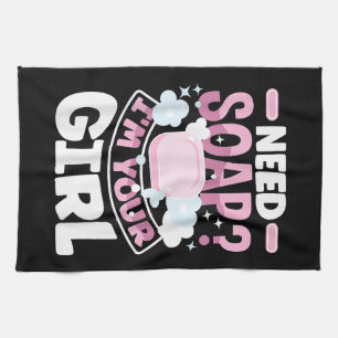 Soap Making Soap Maker Funny Tea Towel